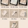 canboun nouveau 7 pièces ensemble organisateur de voyage sacs de rangement valise emballage cubes ensemble étuis portable bagages vêtements chaussure tidy pochette fo