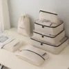 organisateur de voyage – 5 sacs de rangement malin pour hommes & femmes